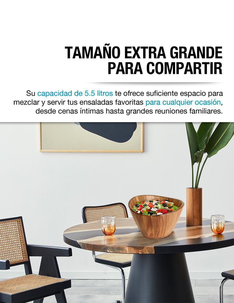 Ensaladera artesanal de madera 3
