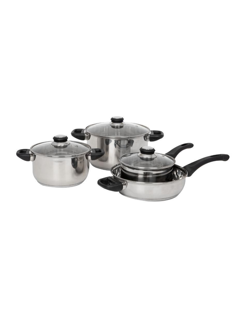Batería de cocina Colorinox7b de acero antiadherente convencional 7 piezas 3