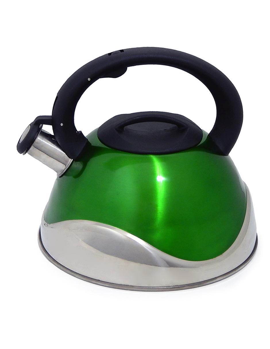 Tetera silbadora de acero inoxidable