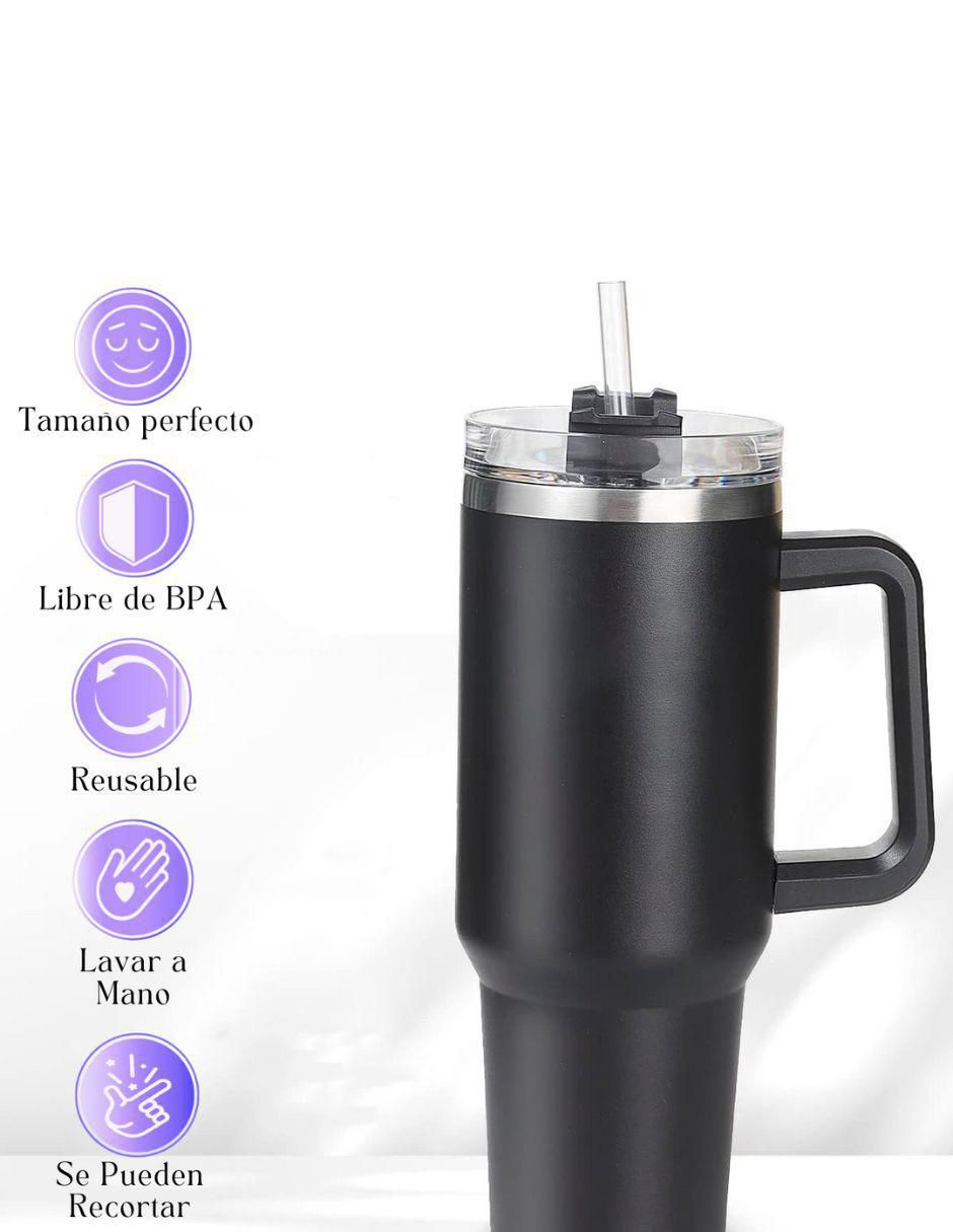 Set popote con limpiador de silicón con 7 piezas 2