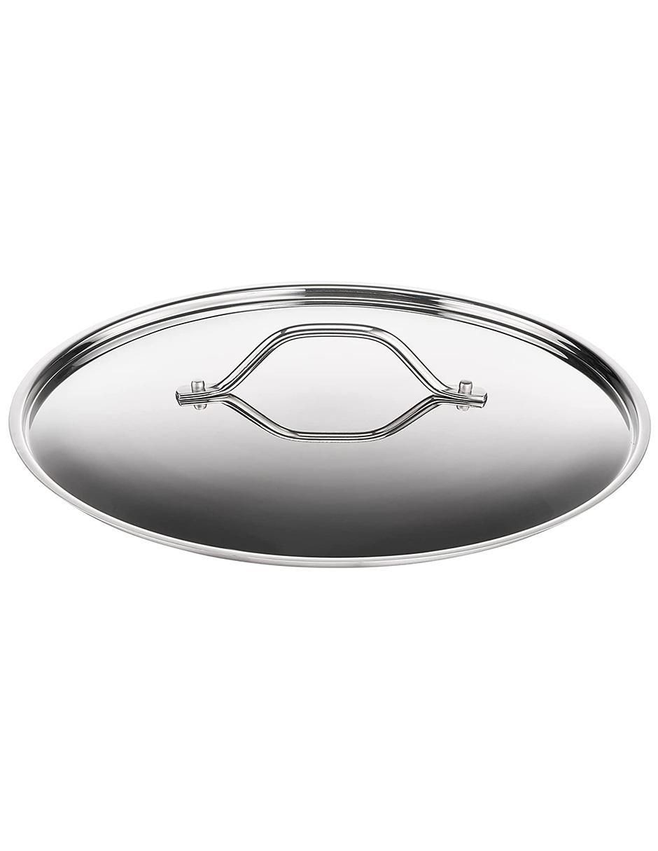Batería de cocina de acero inoxidable antiadherente titanio 6 piezas 4