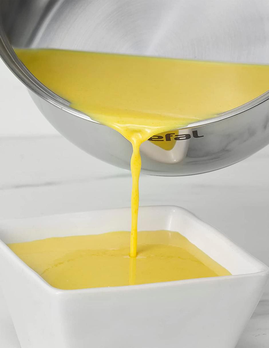 Batería de cocina de acero inoxidable antiadherente titanio 6 piezas 5