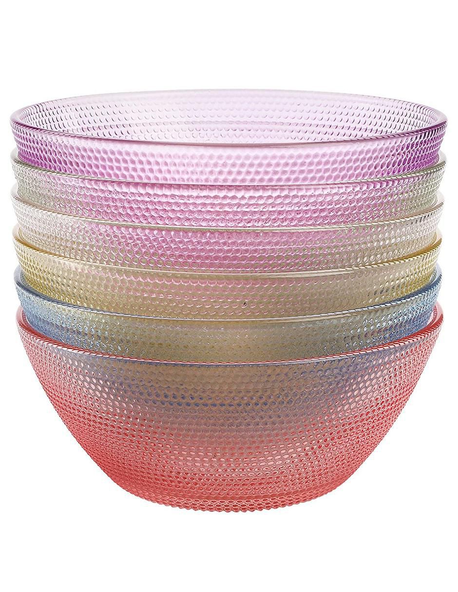 Set bowl 6 piezas de cristal 2