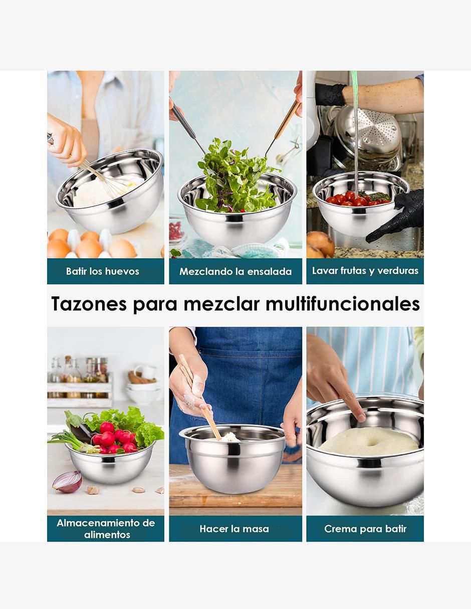 Set bowl JE3993 7 piezas de acero inoxidable 2