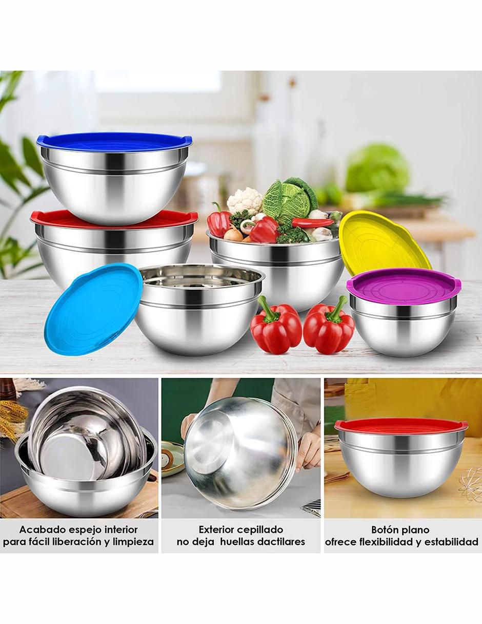 Set bowl JE3993 7 piezas de acero inoxidable 5