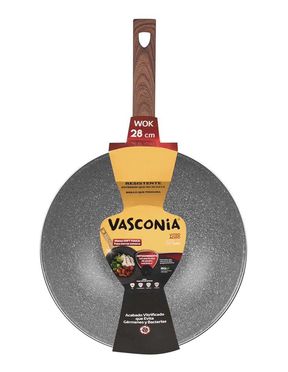 Sartén Wok Prime de acero vitrificado 2