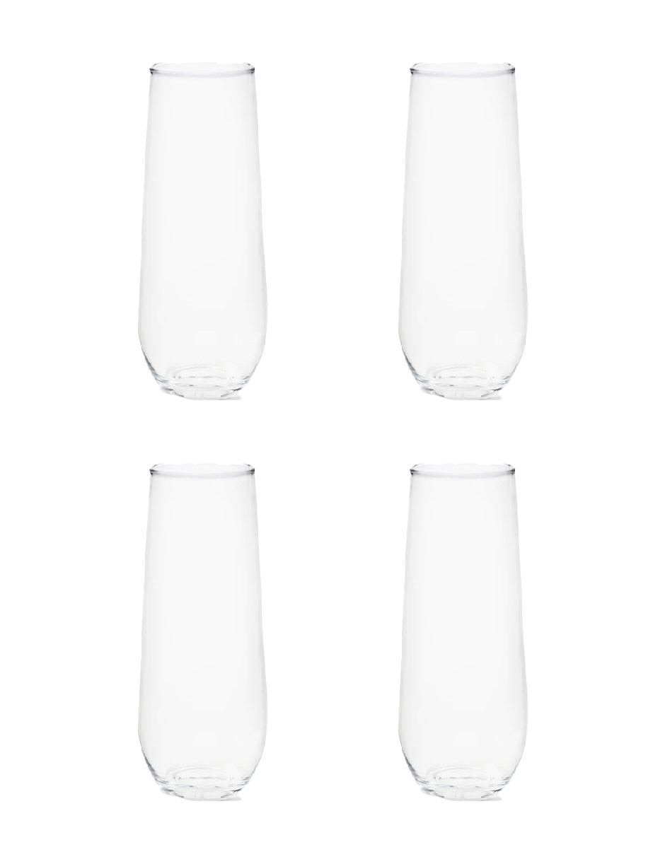 Set de copas para champán Diamante de tritán 1