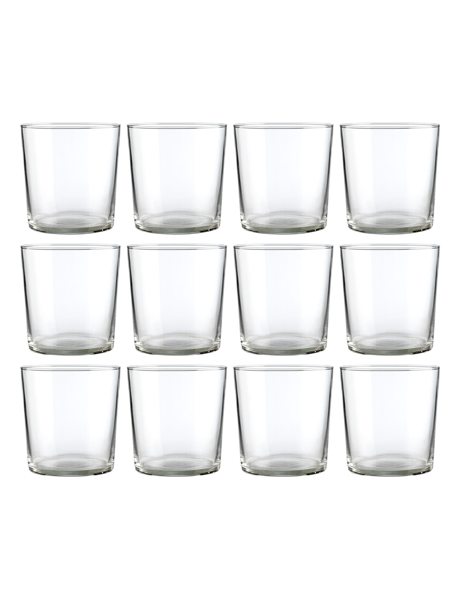 Set vaso Doble Pack Sidra Midi de cristal templado con 12 piezas 3