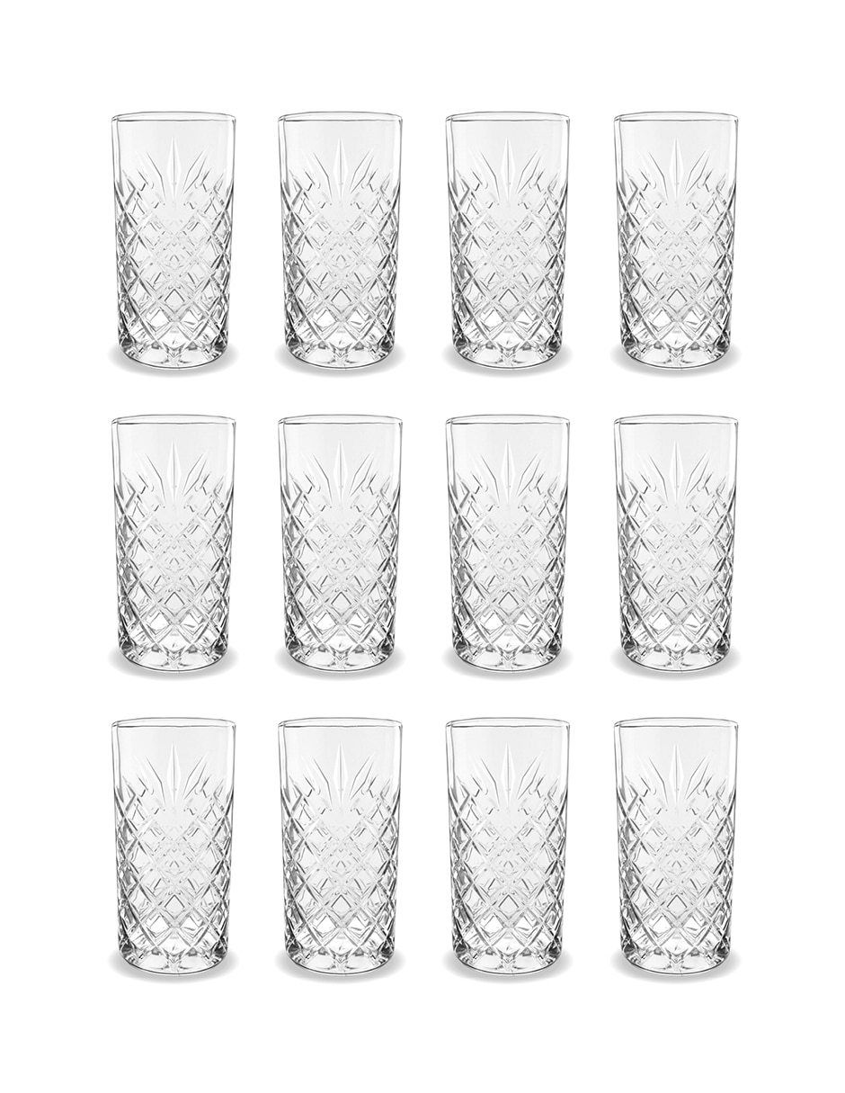 Set vaso High Ball de cristal con 12 piezas 3