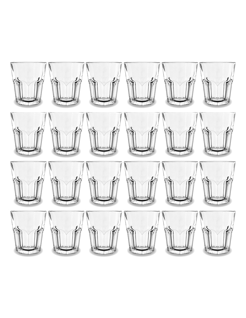 Set vaso Doble Pack Napa de cristal con 24 piezas 3