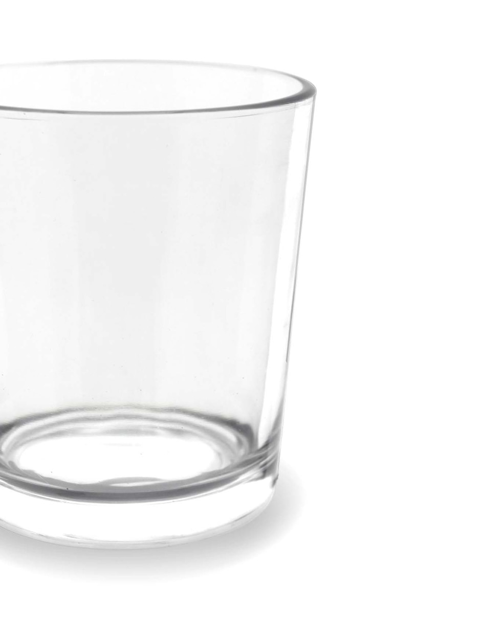 Set de vasos para agua Galerias El Triunfo de cristal con 12 piezas