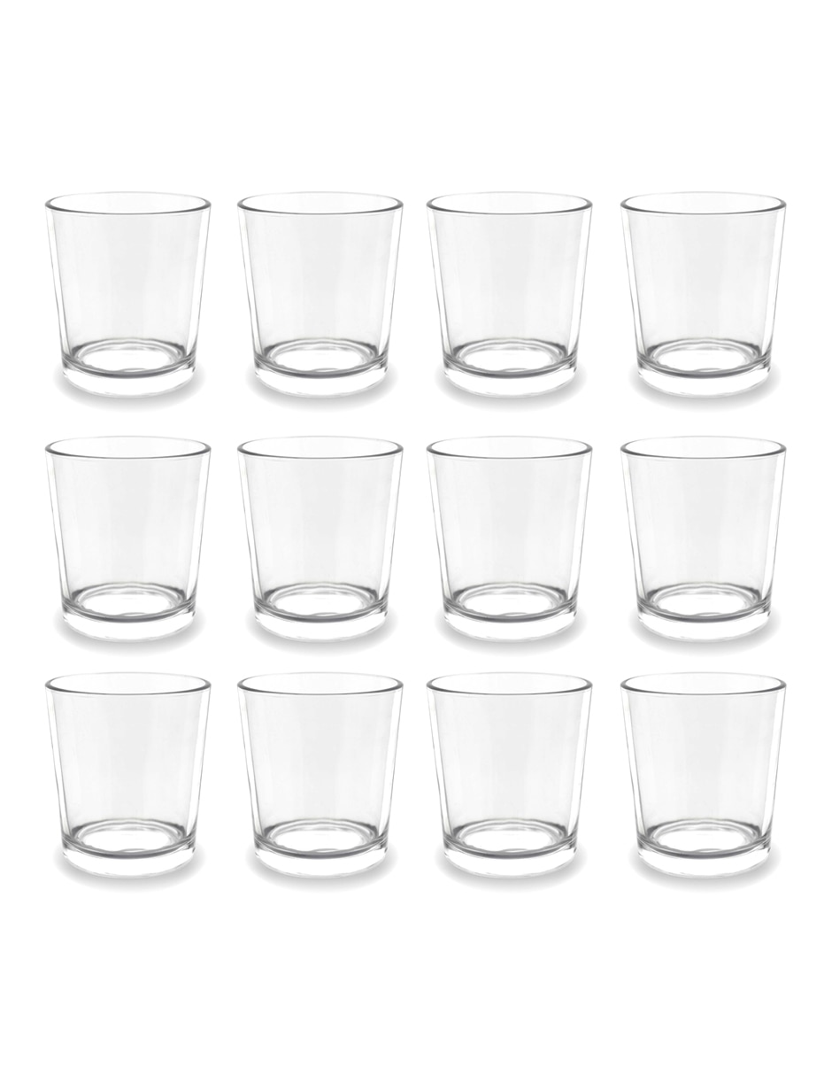 Set vaso Doble Pack Dof Casale de cristal con 12 piezas 3
