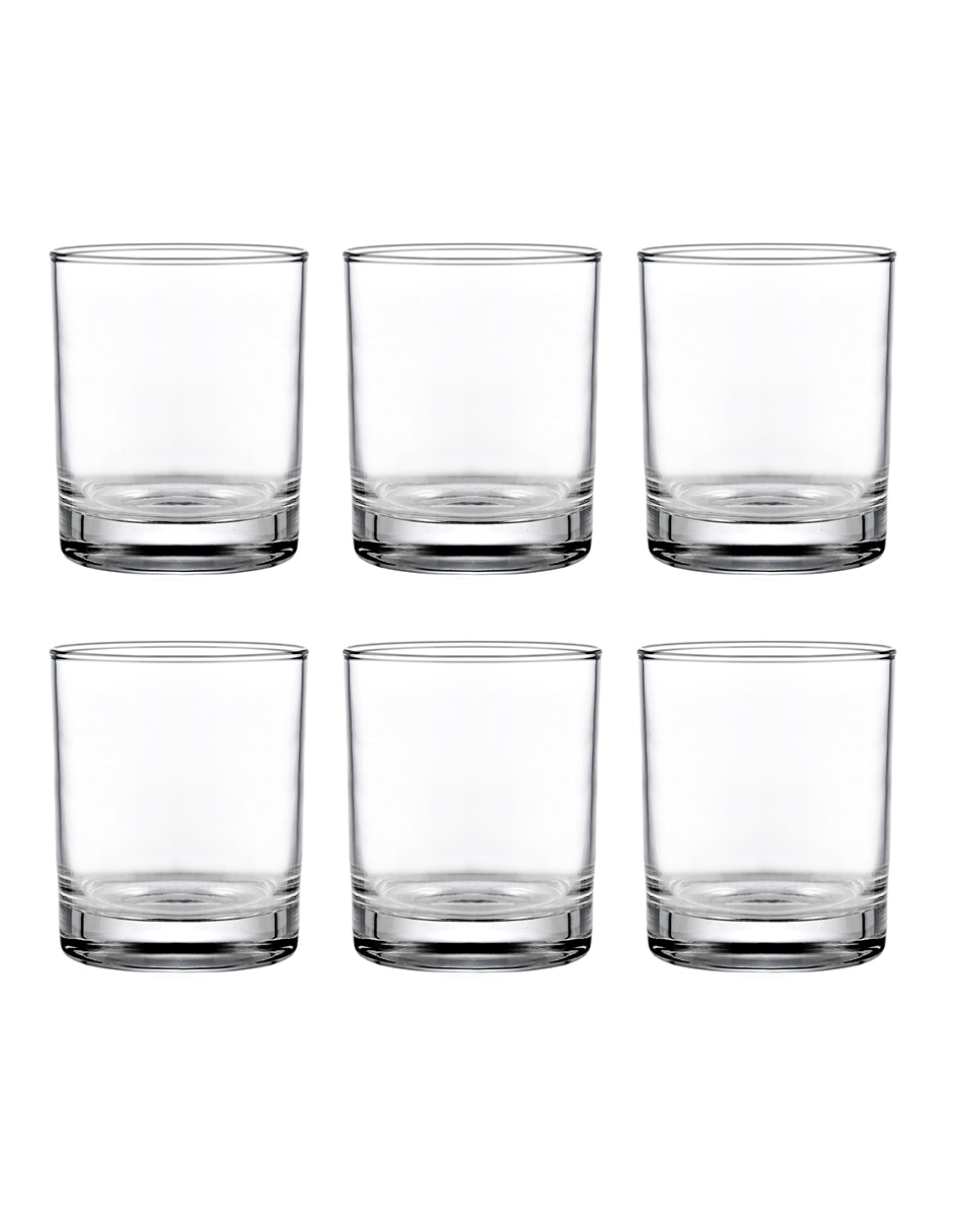 Set vaso old fashion Merlot de cristal con 6 piezas 3