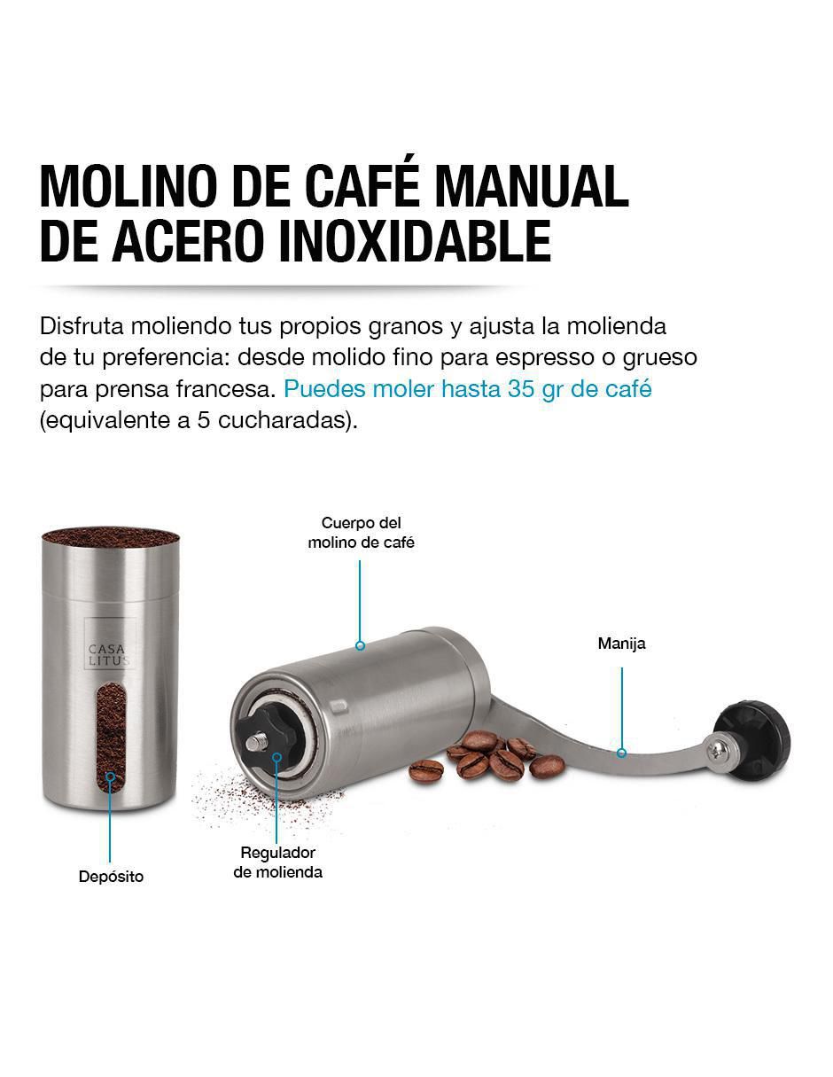 Molino para café de acero inoxidable 5