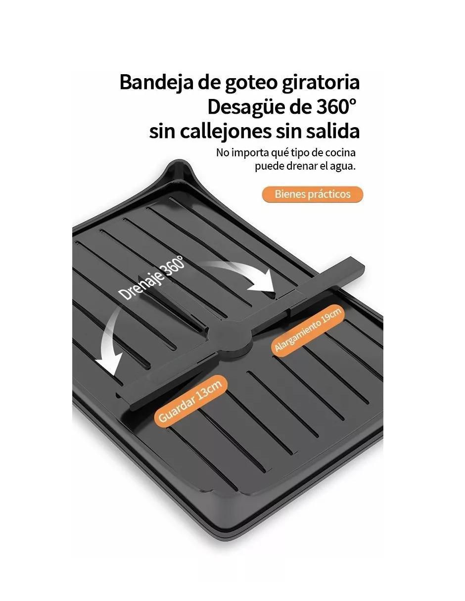 Escurridor de trastes de acero inoxidable 3