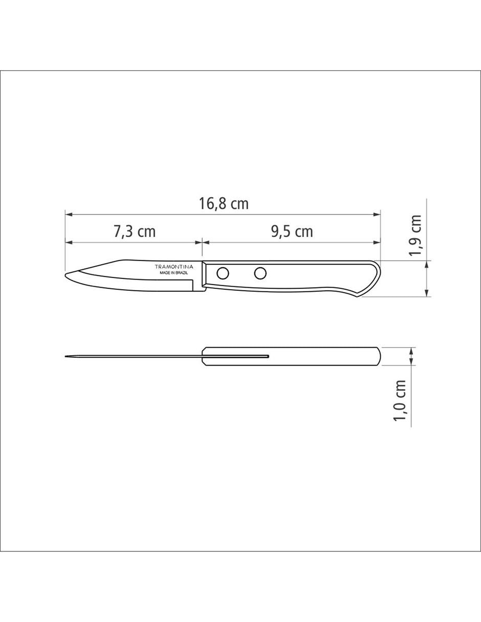 Cuchillo mondador polywood 3