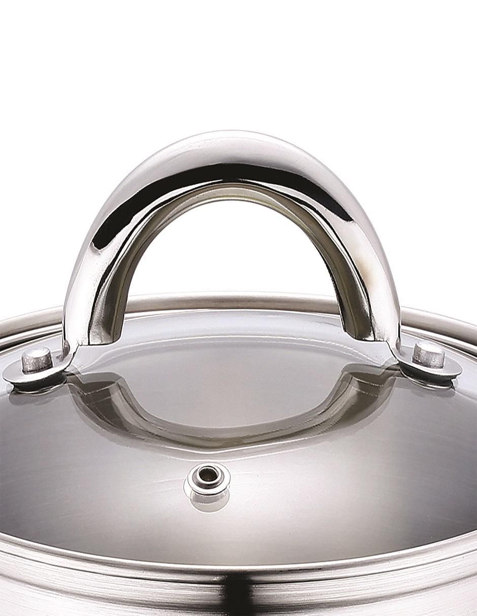 Batería de cocina de acero inoxidable 12 piezas 8