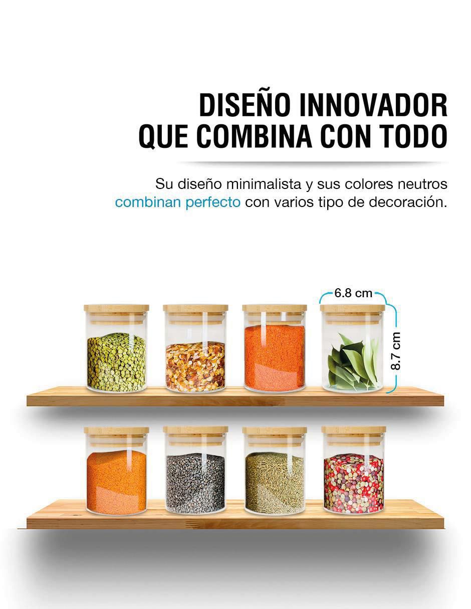 Frasco de almacenamiento de vidrio 9