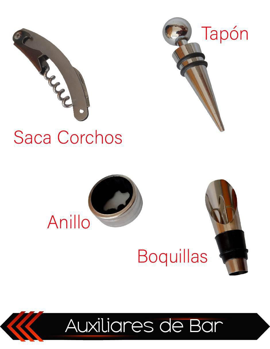 Set bar de madera 4