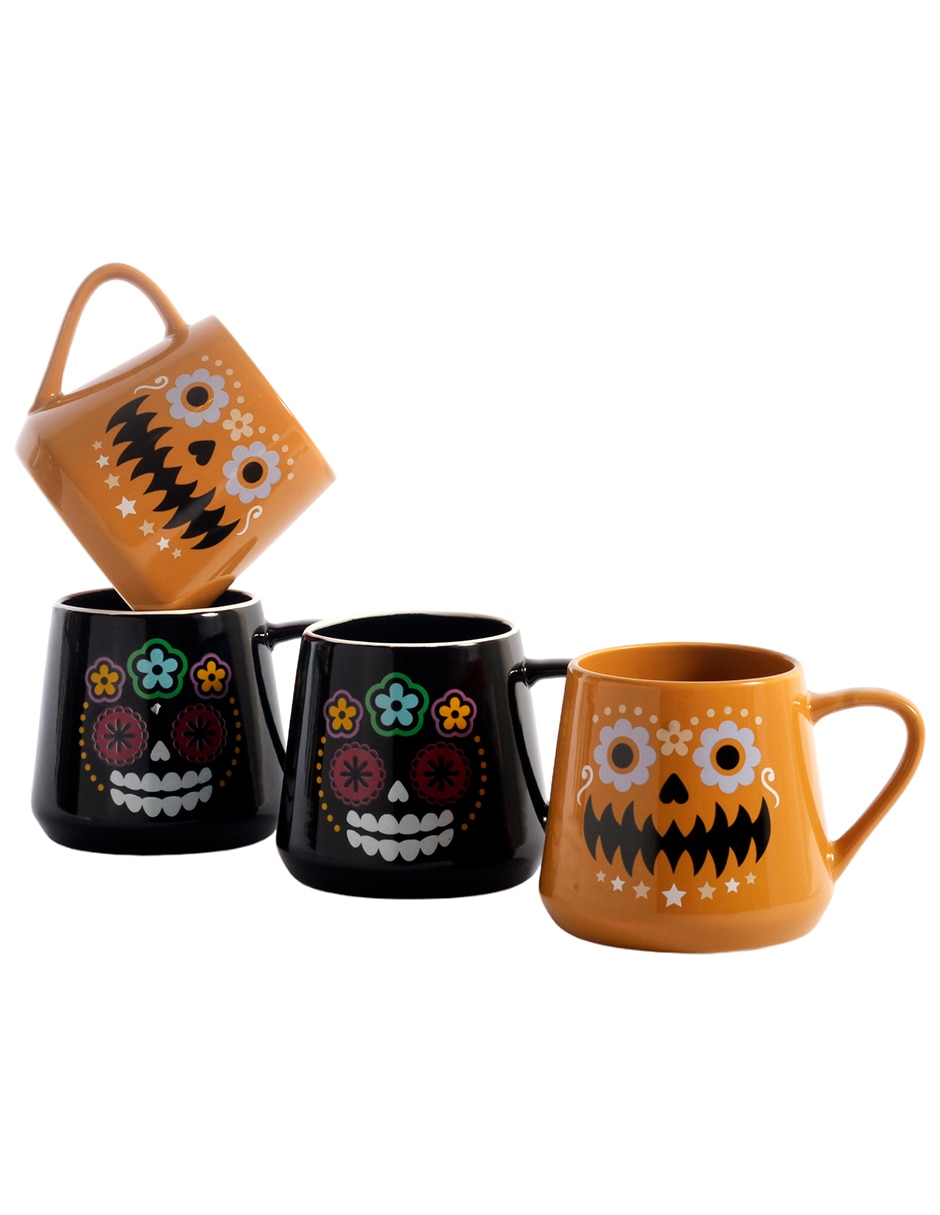 Set de tazas clásicas Halloween 4 piezas 3