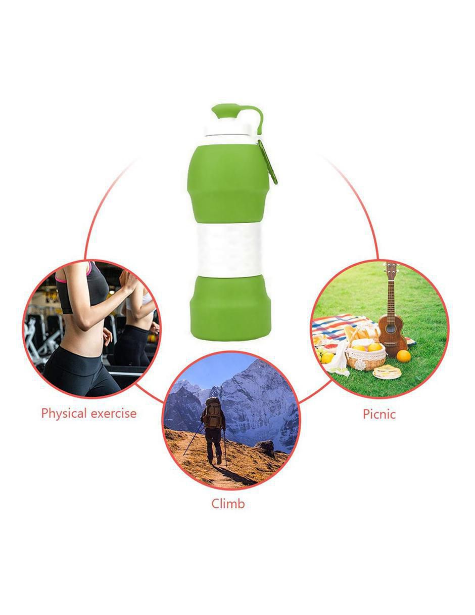 Termo de plástico Meimia con tapa push pull 580 ml 4
