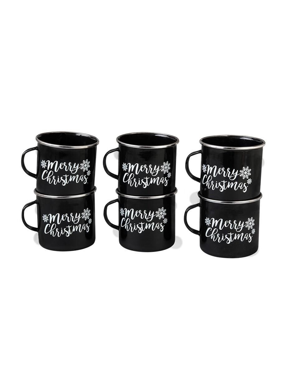 Set de tazas navideñas de colección 6 piezas