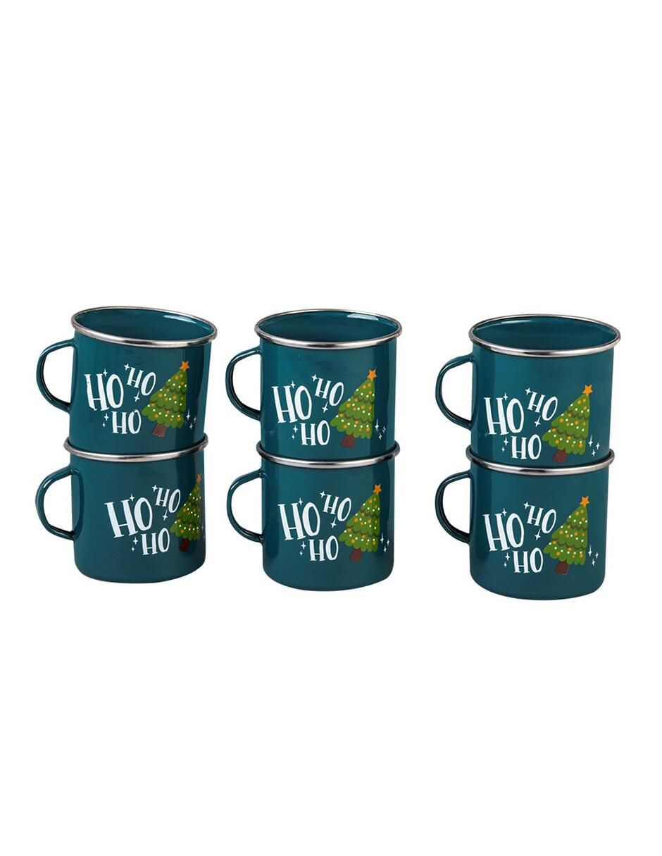 Set de tazas navideñas de colección 6 piezas Set de tazas navideñas de colección 6 piezas