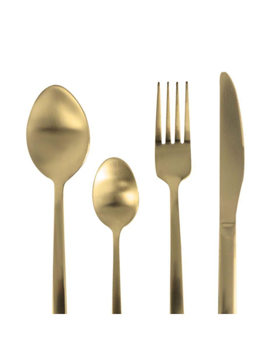 Set cubiertos Enola G de acero inoxidable 16 piezas 3