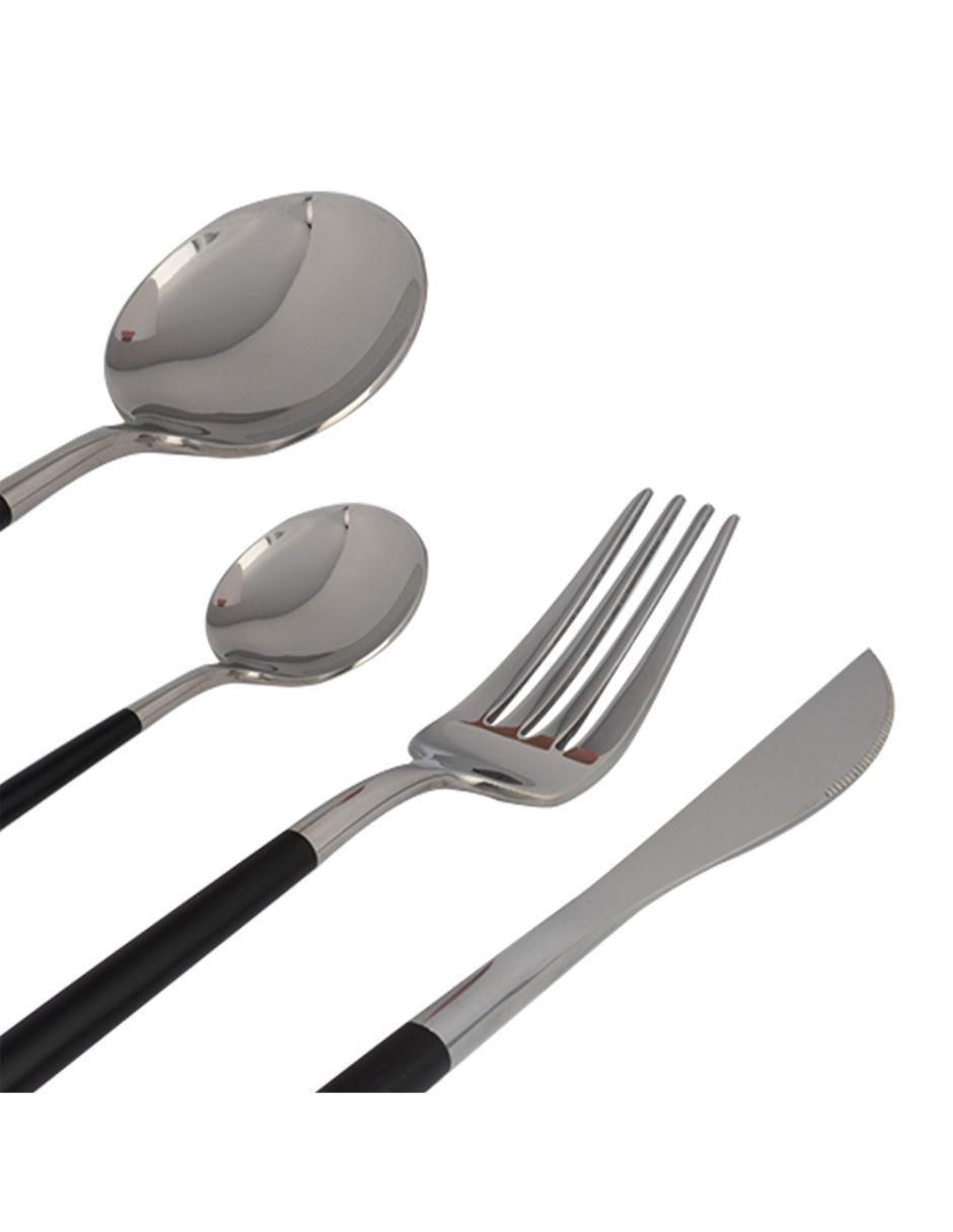 Set cubiertos Asaf de acero inoxidable 16 piezas 4