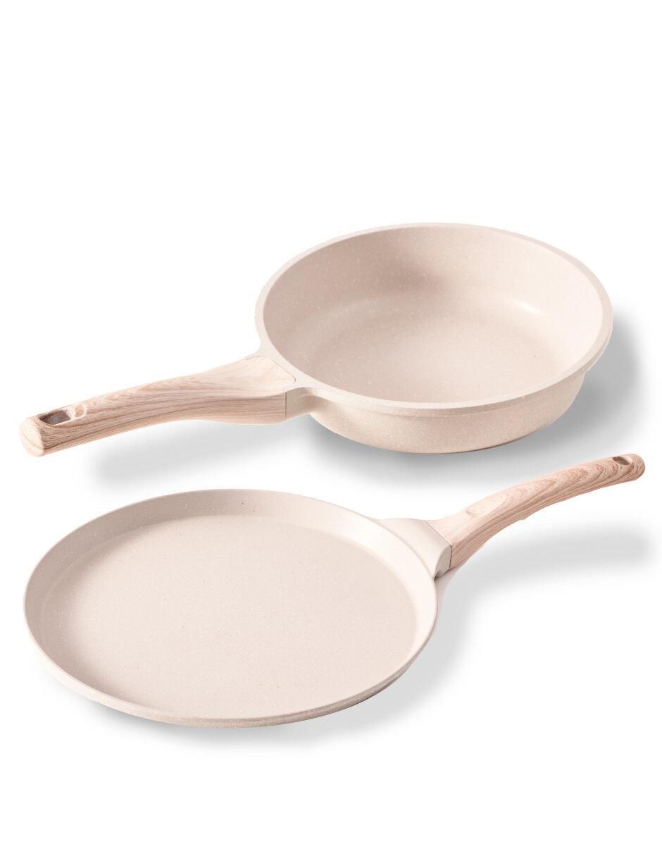 Set de sartenes de aluminio 2 piezas