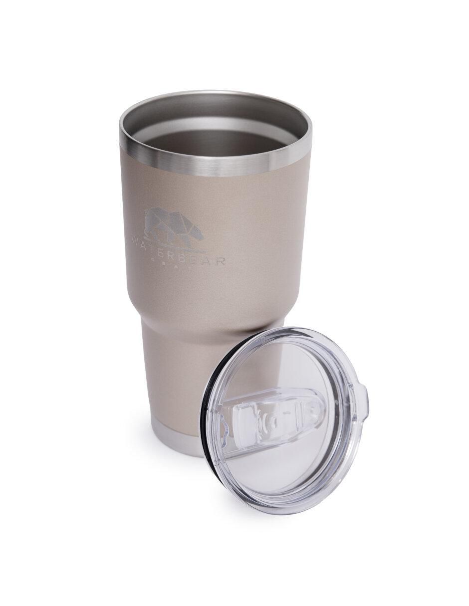 Termo doble pared de acero inoxidable con tapa a prueba de derrame 887 ml 2