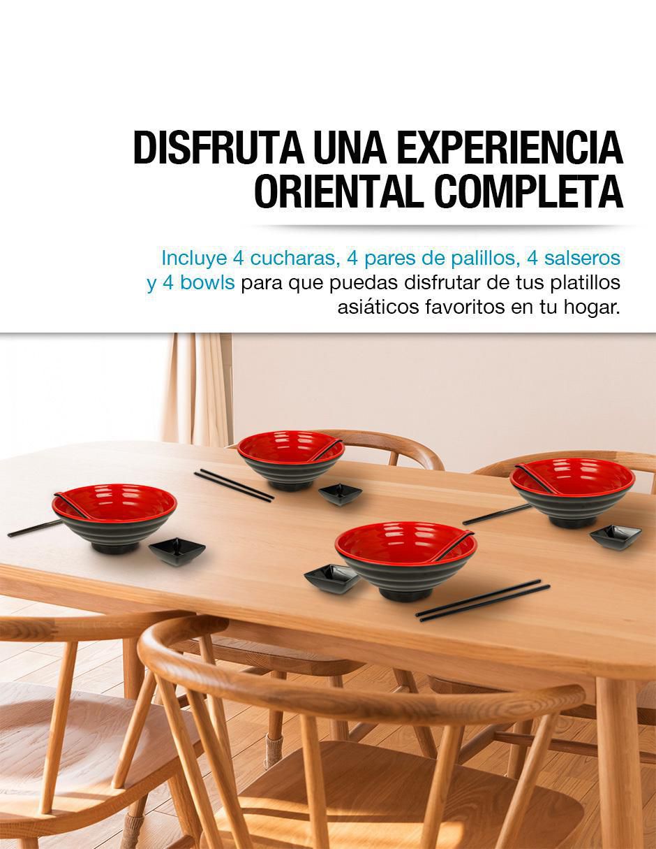 Set bowl 16 piezas de melamina 3