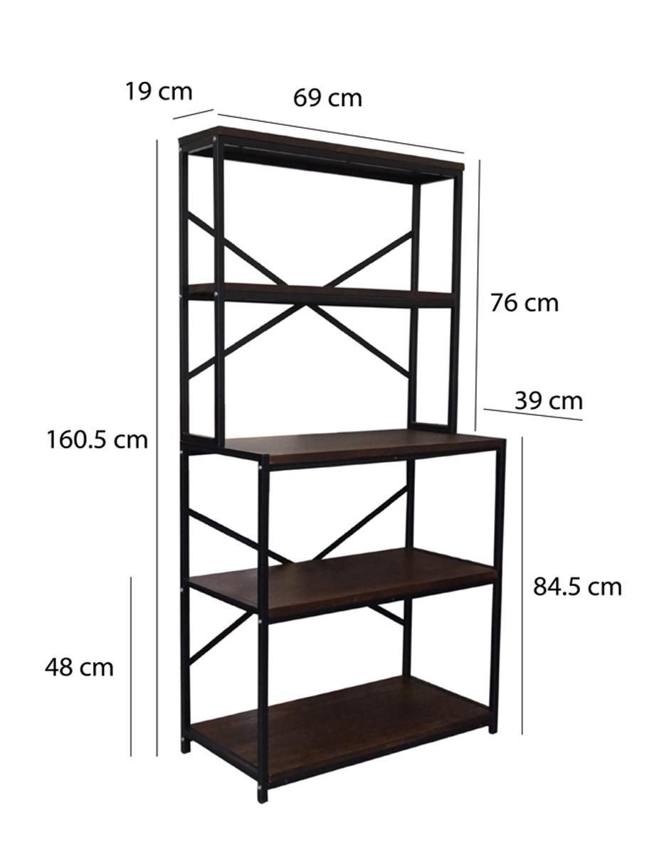 Alacena armable maine madera 6