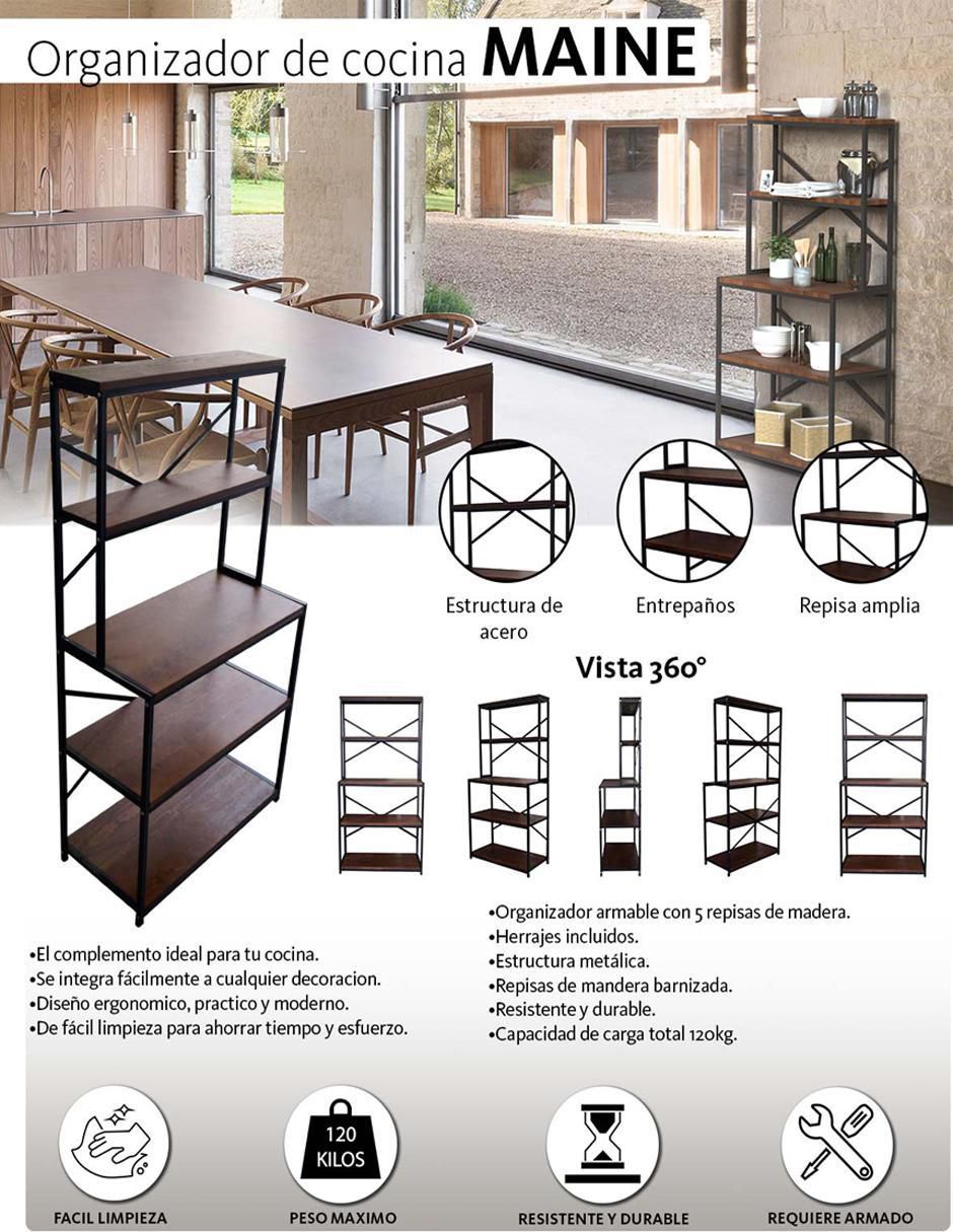 Alacena armable maine madera 3