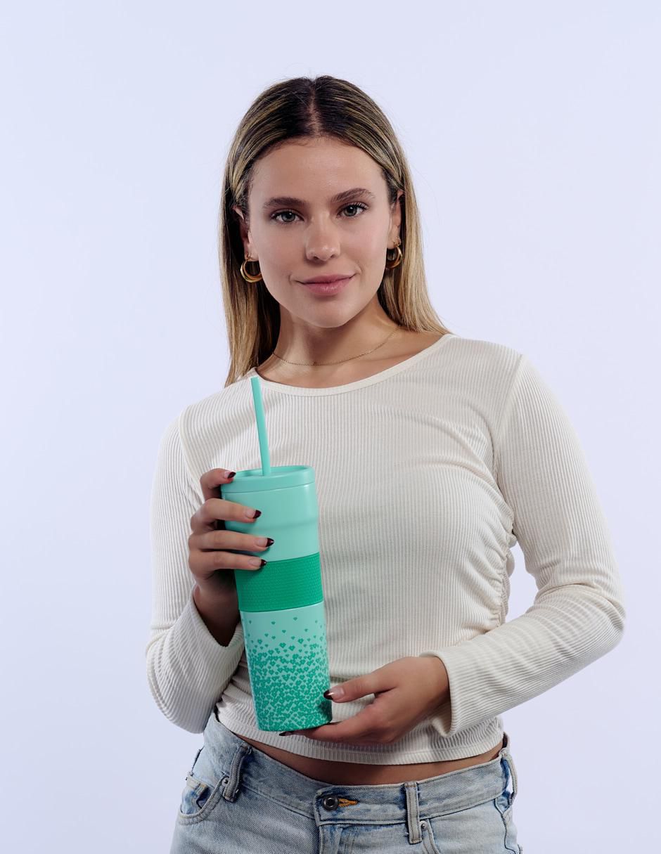 Termo de acero inoxidable con tapa rosca 700 ml 5
