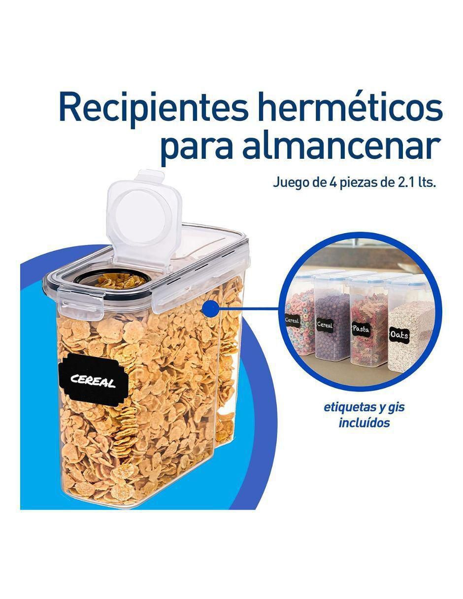 Set contenedores de plástico 24 piezas 3