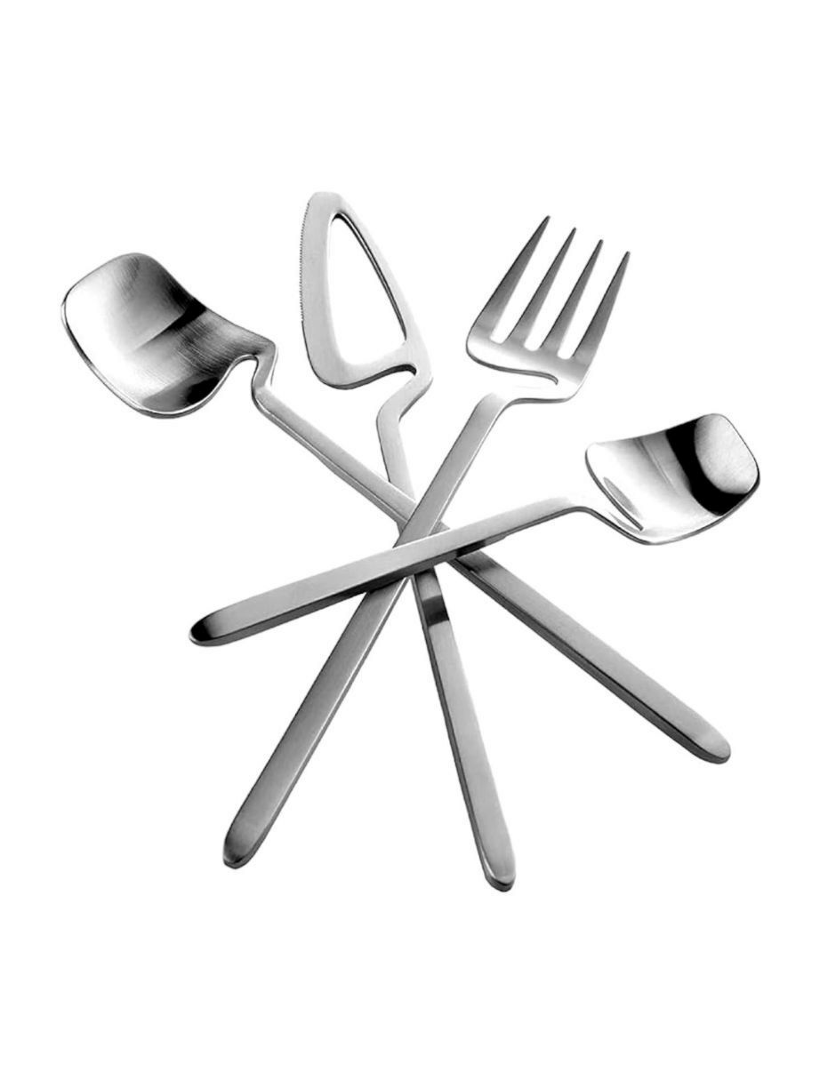 Set cubiertos de acero inoxidable 16 piezas 2