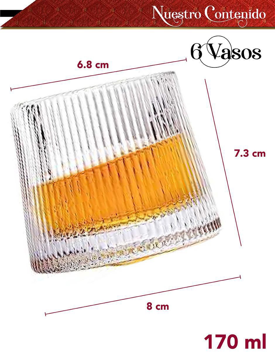 Set vaso Doble Pack de cristal con 6 piezas 4