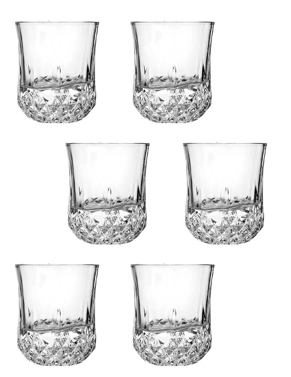 Set vaso Doble Pack de cristal con 6 piezas