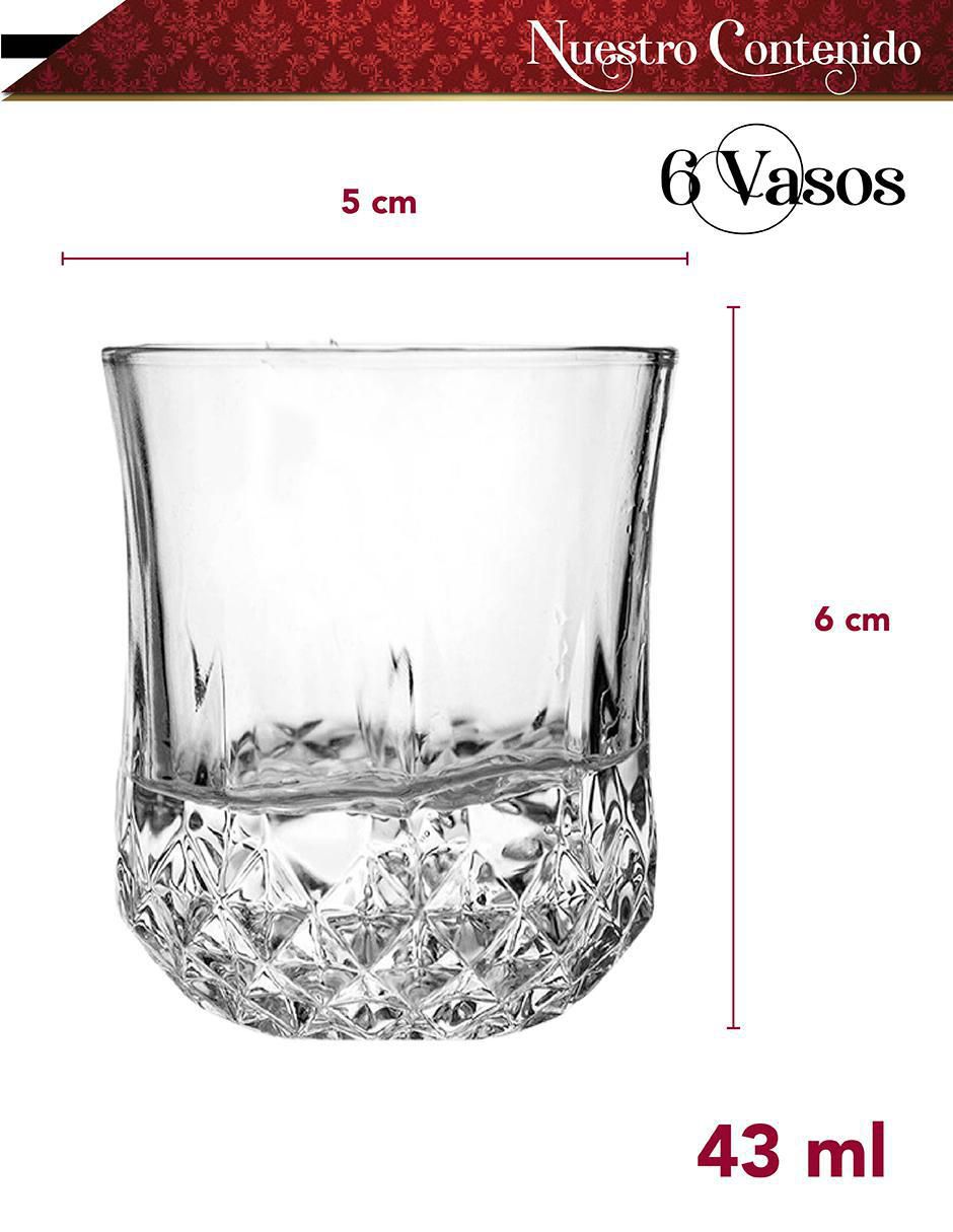 Set vaso Doble Pack de cristal con 6 piezas 2