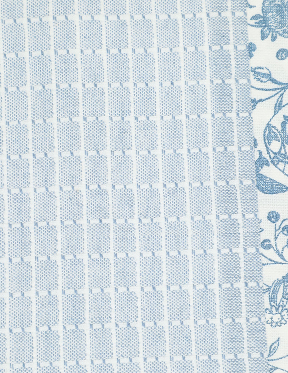 Mantel individual rectangular de algodón 3