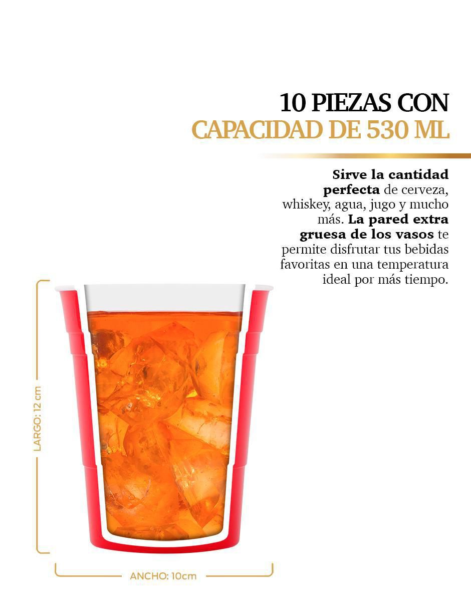 Set vaso Doble Pack con 10 piezas 4