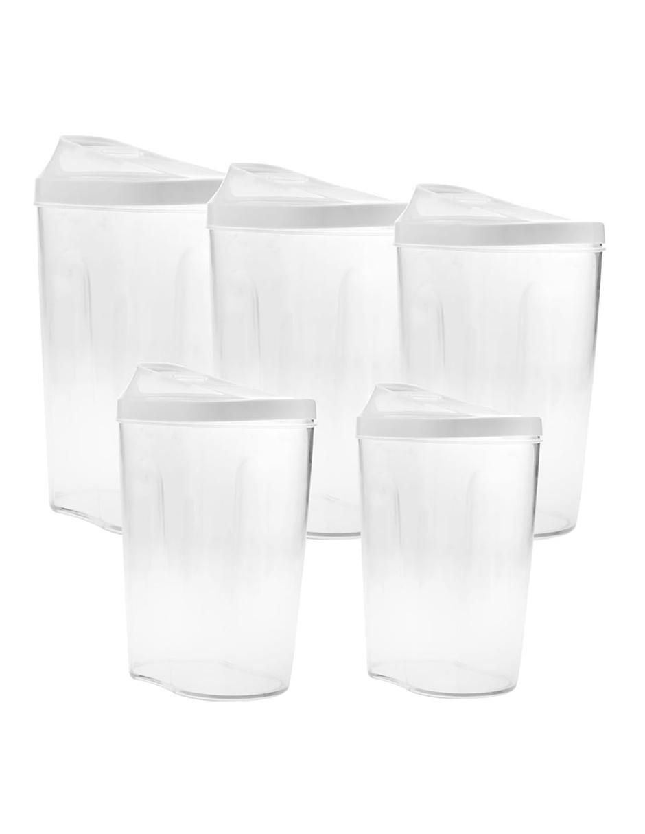 Set contenedores de plástico 10 piezas