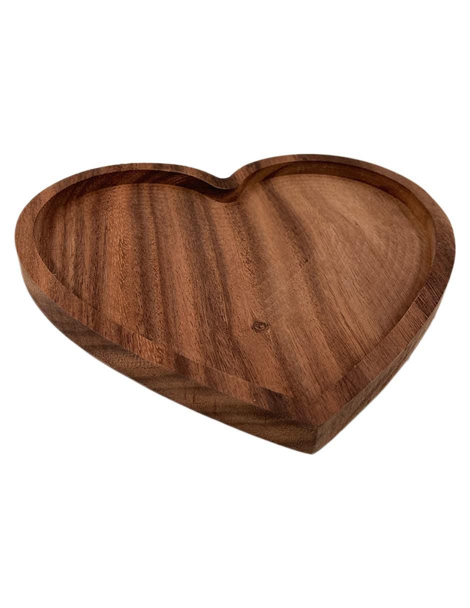 Tabla de servicio Corazón de madera 2