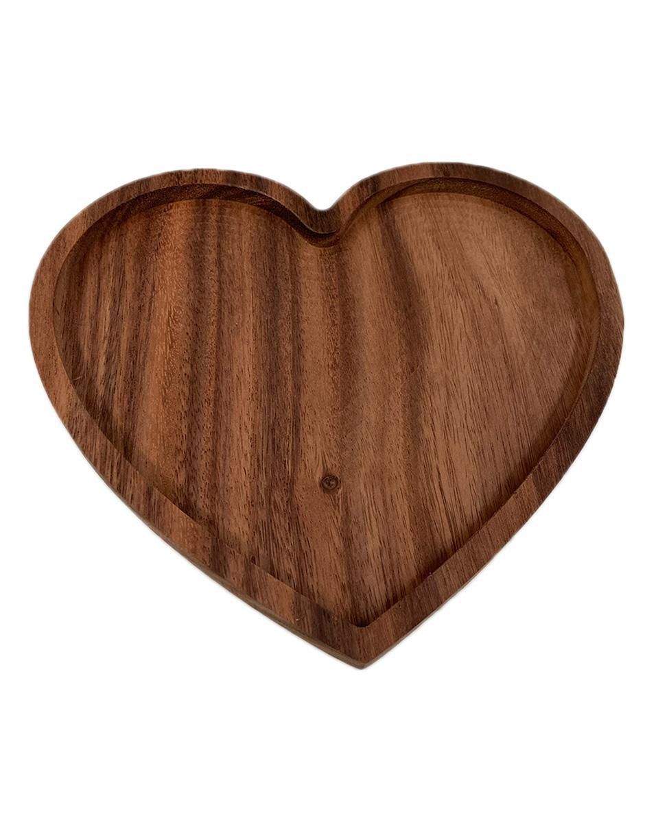 Tabla de servicio Corazón de madera 3