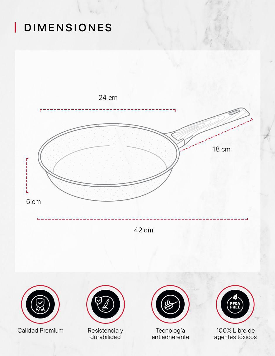 Sartén cookify sin familia o colección mármol