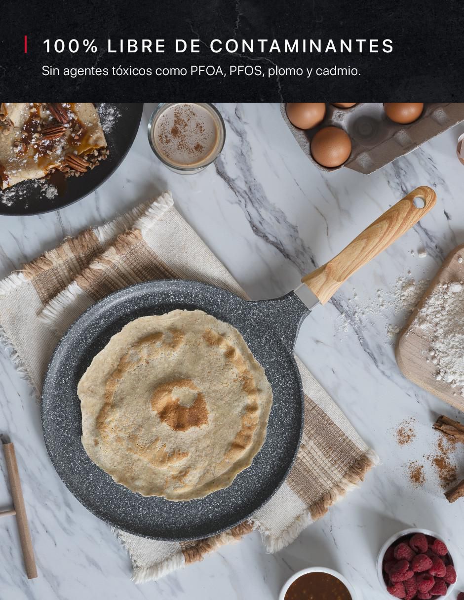 Sartén para crepas cookify sin familia mármol