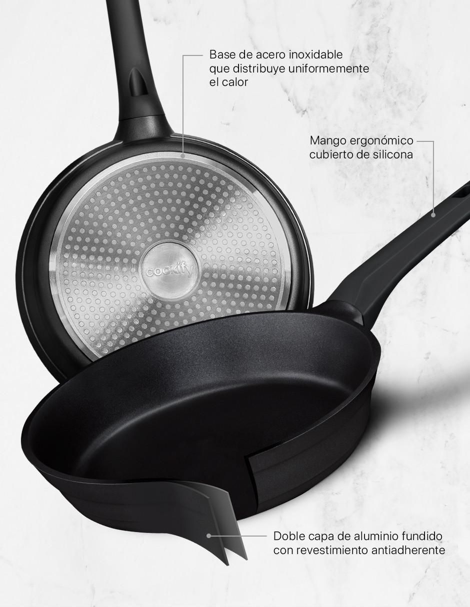 Sartén de aluminio fundido