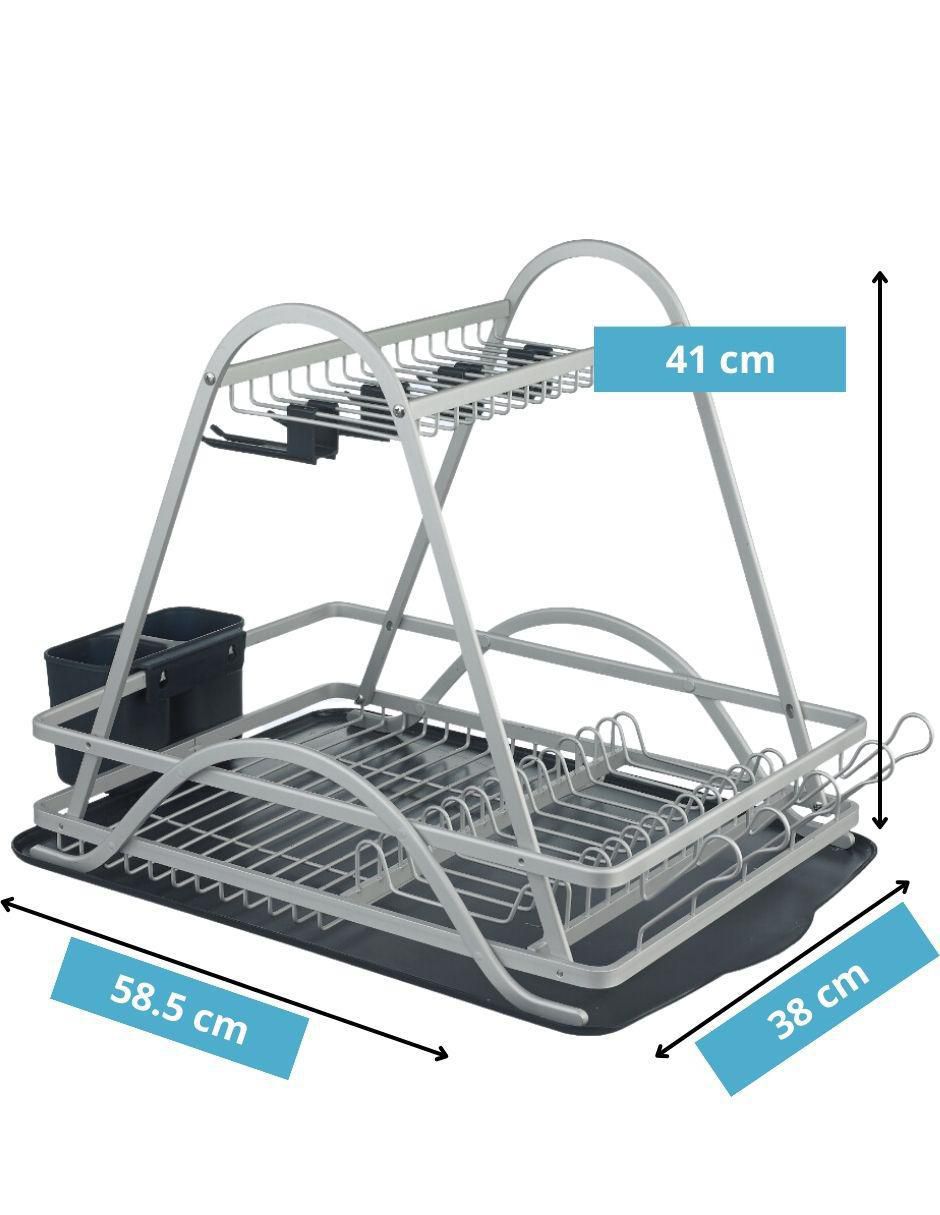 Escurridor de trastes Aluminum de aluminio 6