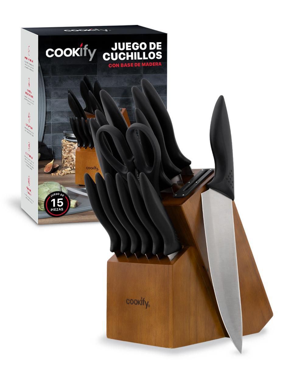 Set 3 cuchillos de cocina con funda - Cosy